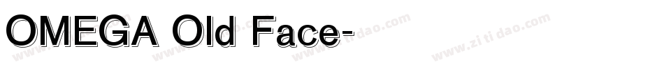 OMEGA Old Face字体转换